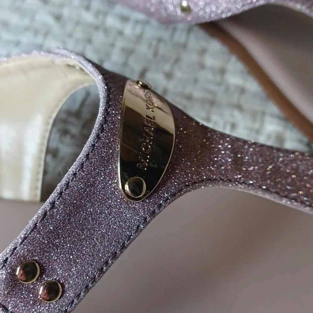 Michael Kors Glittery Pink Sandals